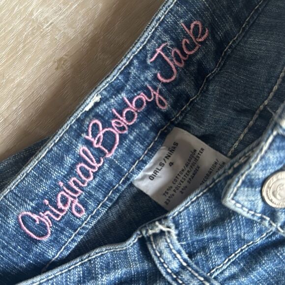 Y2K Original Bobby Jack Jeans, Painted Size 4T, Flare, Bootcut - Picture 7 of 7